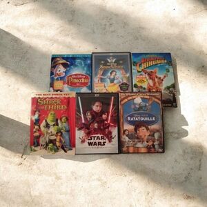 Disney DVD Set with Colorful Covers